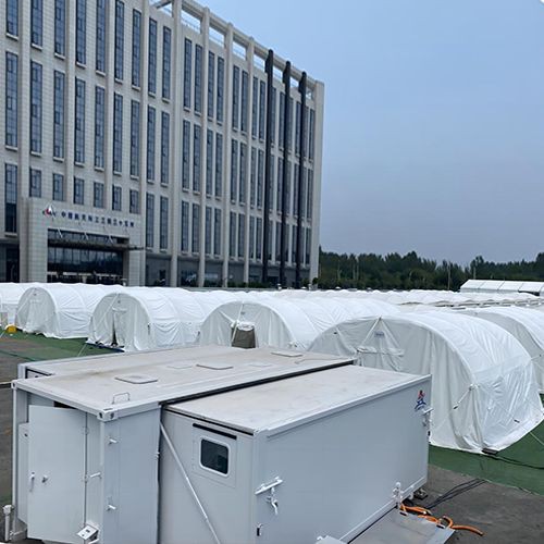 Lều bơm hơi cứu hộ y tế