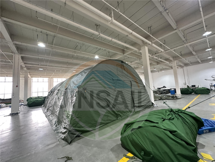 Army Inflatable Tent：60㎡ Logistic Support Tent