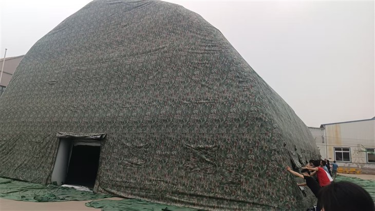 Large inflatable military tent 4 season