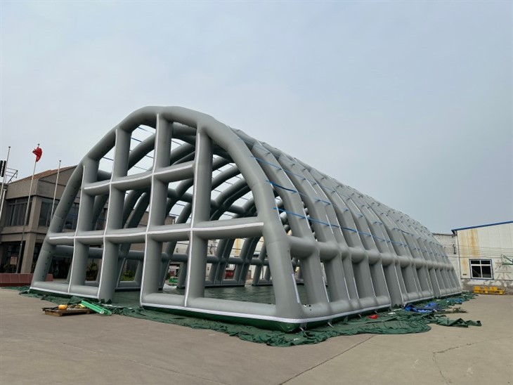 Large inflatable military tent 4 season