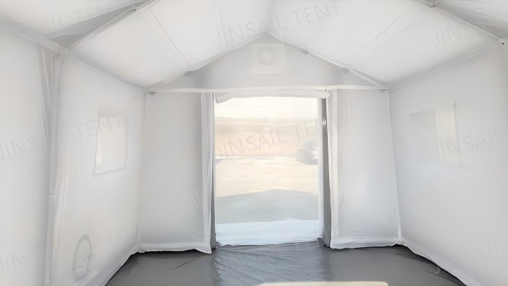 Military Inflatable Tent – 20㎡ Camouflage Shelter for Barracks, Storage & Command