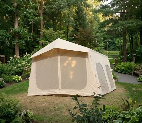 Canvas Camping Tent – Inflatable Type, T/C Fabric