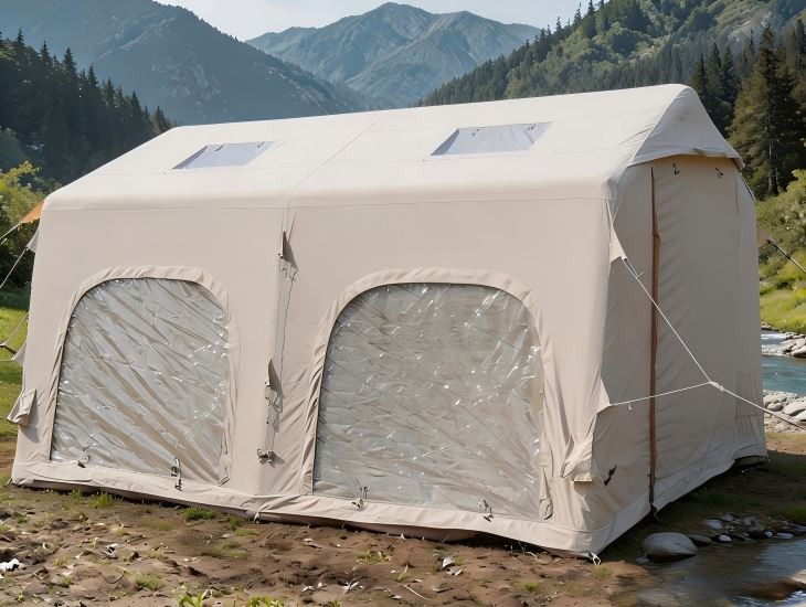 Canvas Camping Tent – Inflatable Type, T/C Fabric