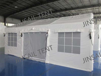 Lều bơm hơi áp suất thấp 35㎡ màu trắng-