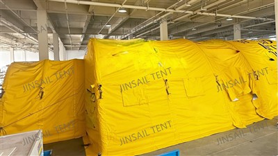 Cao 6m X 10m-Lều y tế bơm hơi áp suất