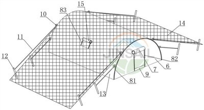 Lều lưu trữ vật liệu triển khai nhanh-