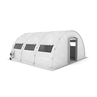 Accommodation in High Pressure Inflatable Tent