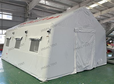 Lều bơm hơi áp suất thấp-màu trắng