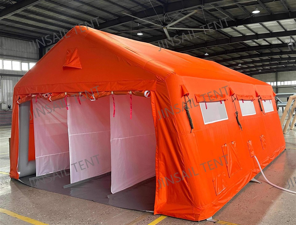 Three-partition Decontamination Tent